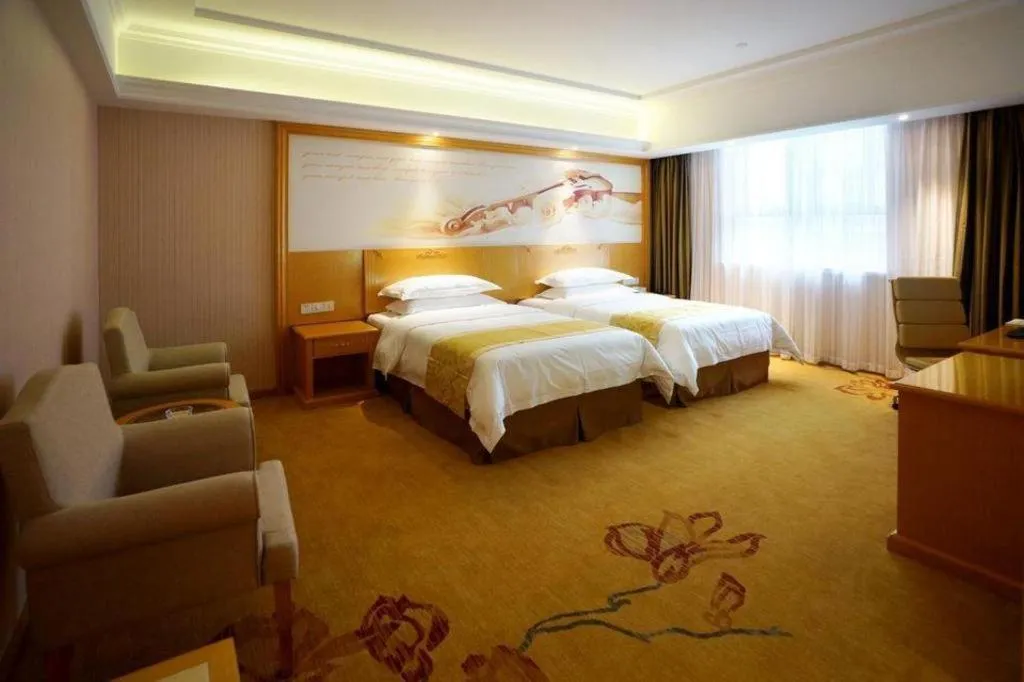 Bed in Vienna Hotel Shanghai Hongqiao Huaxin Road