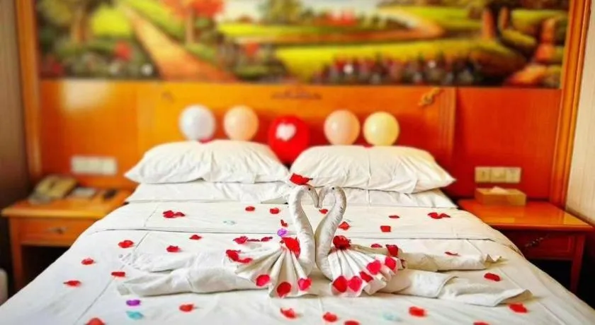 Bed in Vienna Hotel Shanghai Hongqiao Huaxin Road