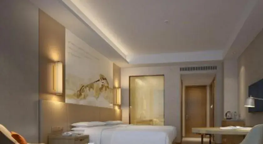 Bed in Vienna International Hotel Chengdu New Global Exhibition Center Bed in Vienna International Hotel Chengdu New Global Exhibition Center