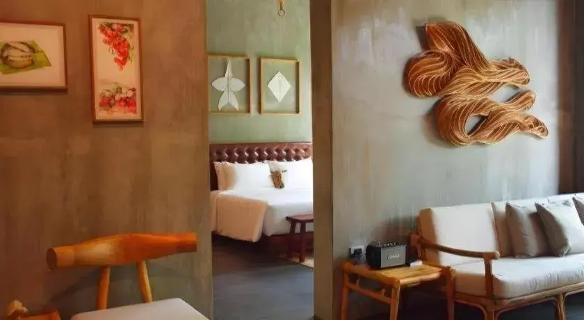 Bed in The Buffalo Amphawa Bed in The Buffalo Amphawa