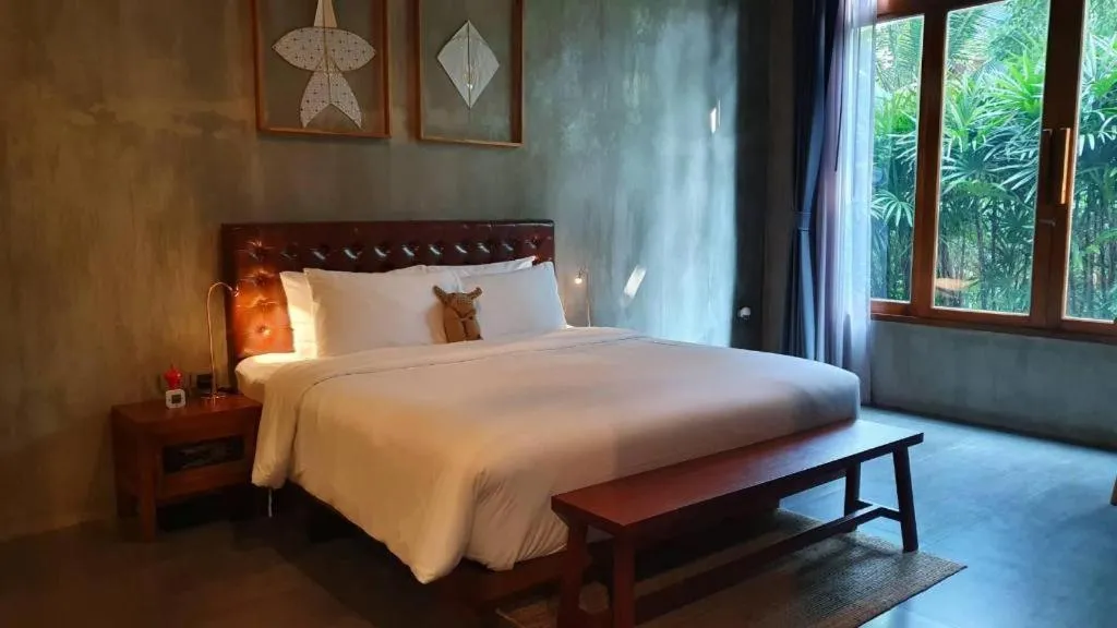 Bed in The Buffalo Amphawa