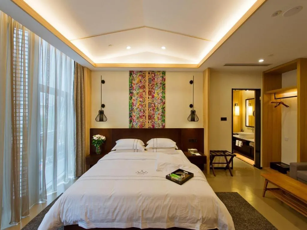 Bed in Musang Smart Hotel Changzhou