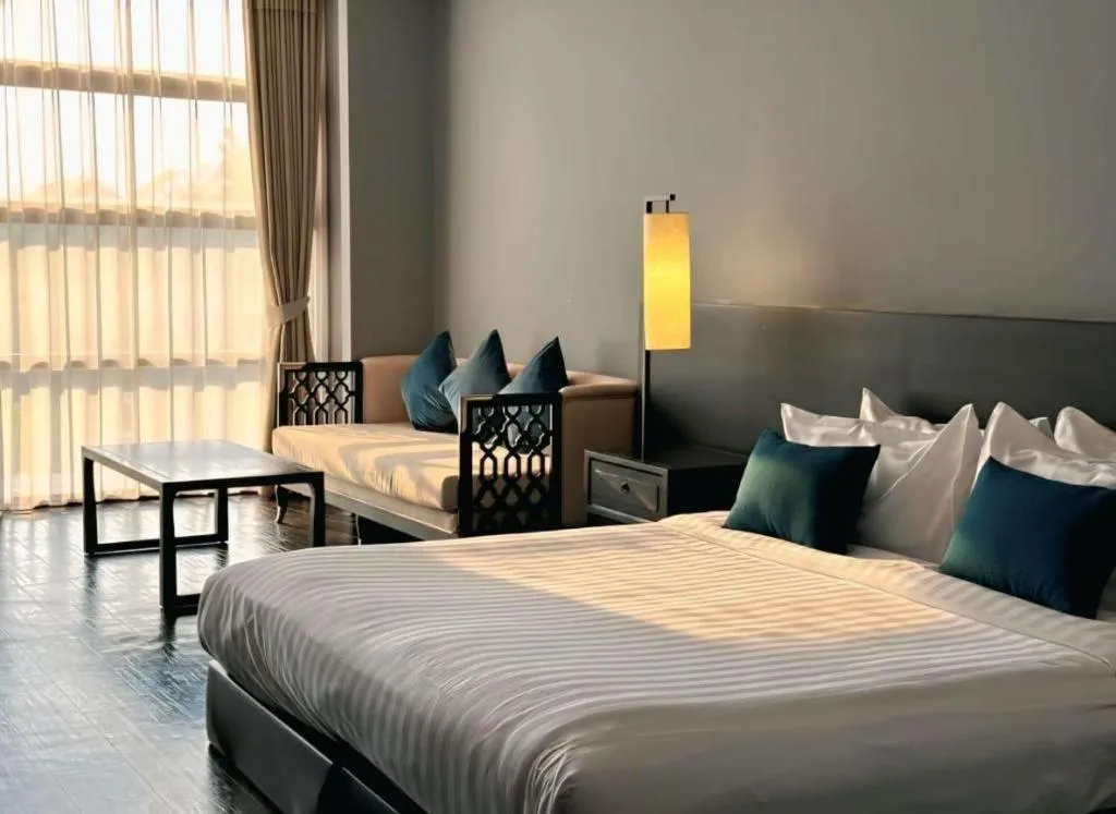 Bed in Tera Hotel Vientiane