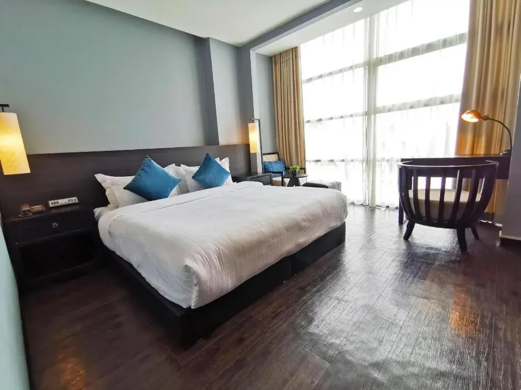 Bed in Tera Hotel Vientiane Bed in Tera Hotel Vientiane