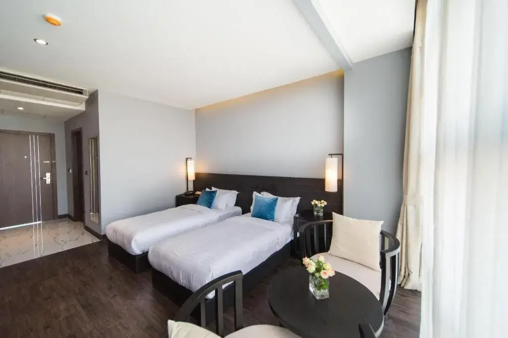 Bed in Tera Hotel Vientiane Bed in Tera Hotel Vientiane