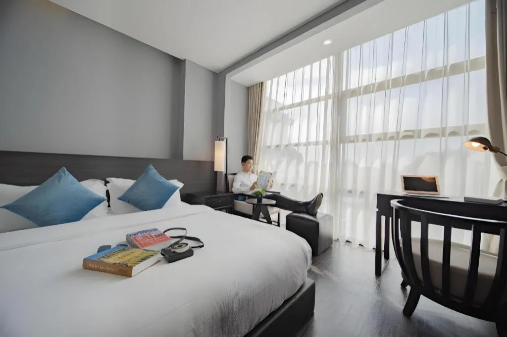 Bed in Tera Hotel Vientiane