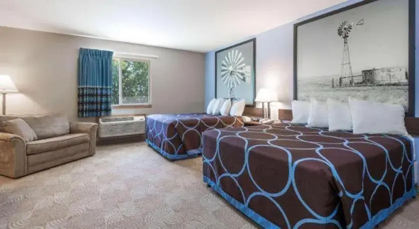 Bed in Super 8 By Wyndham Beloit Bed in Super 8 By Wyndham Beloit