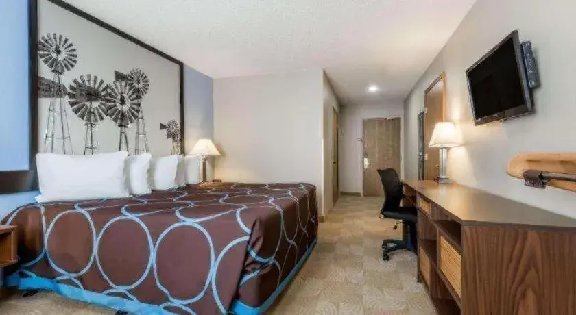 Bed in Super 8 By Wyndham Beloit Bed in Super 8 By Wyndham Beloit