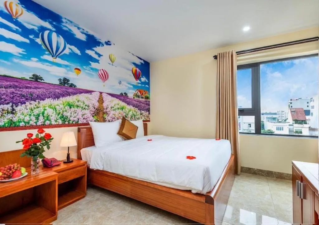 Bed in An Thuyen Hotel