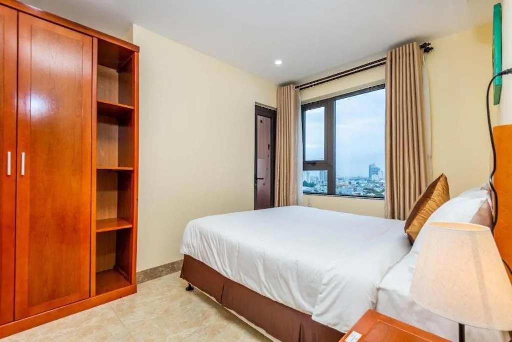 Bed in An Thuyen Hotel