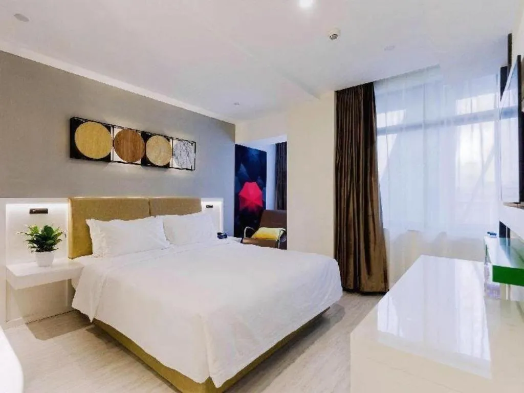 Bed in Ibis Styles Chengdu Chunxi Taikoo Li Hotel