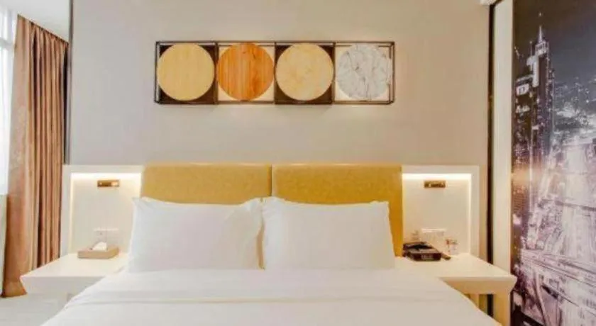 Bed in Ibis Styles Chengdu Chunxi Taikoo Li Hotel