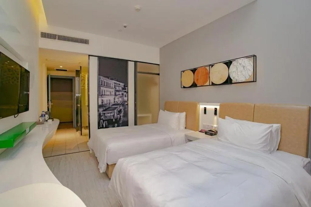 Bed in Ibis Styles Chengdu Chunxi Taikoo Li Hotel