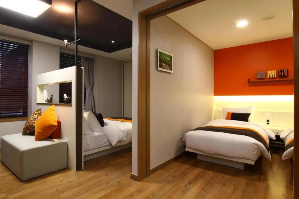 Bed in KT&G Sangsangmadang Chuncheon Stay (Korea Quality)
