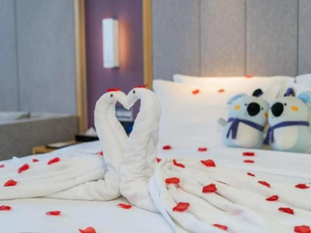 Bed in Lavande Hotel Bejing West Station South Square Lize Commercial Zone