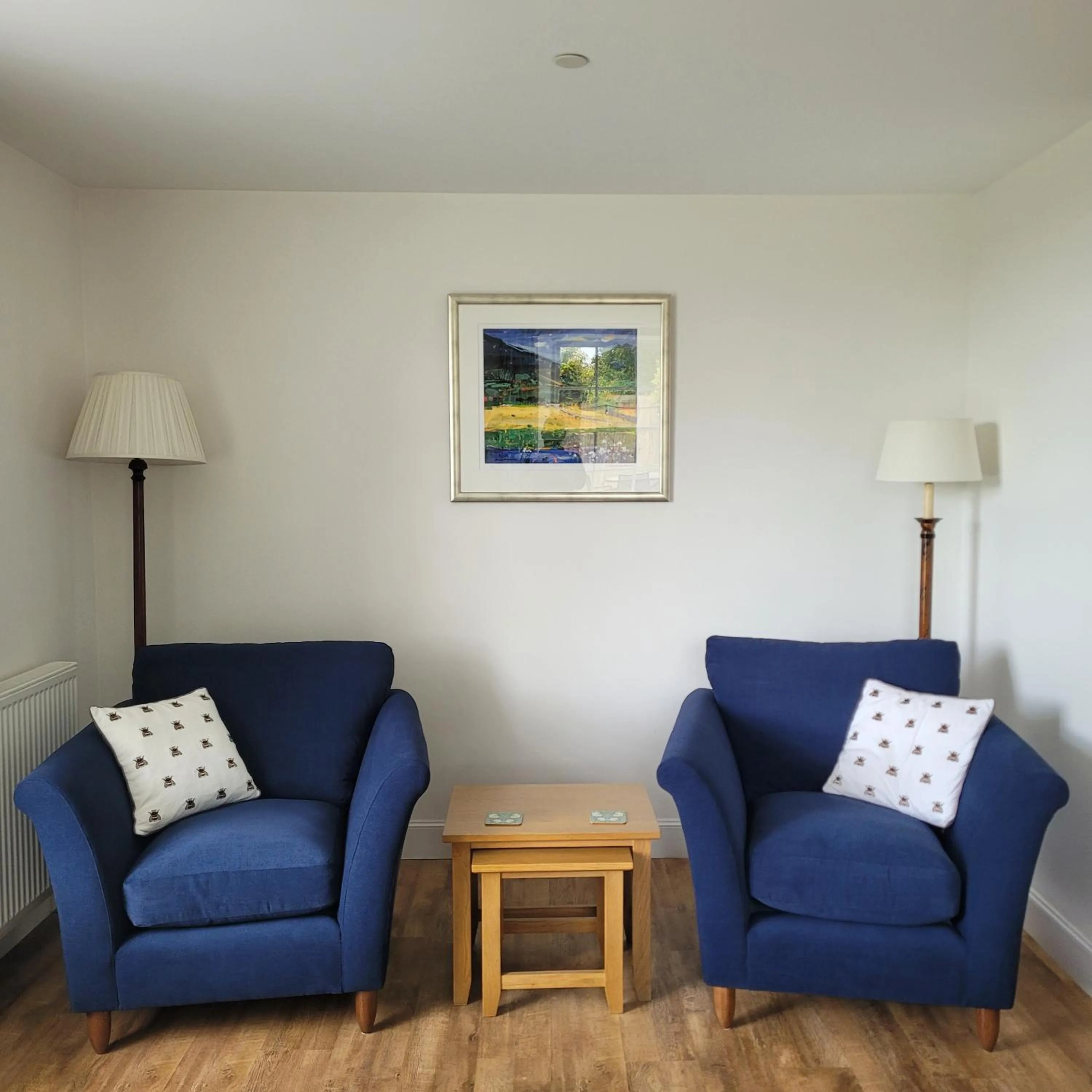 Living room in Loch Lomond Finnich Cottages