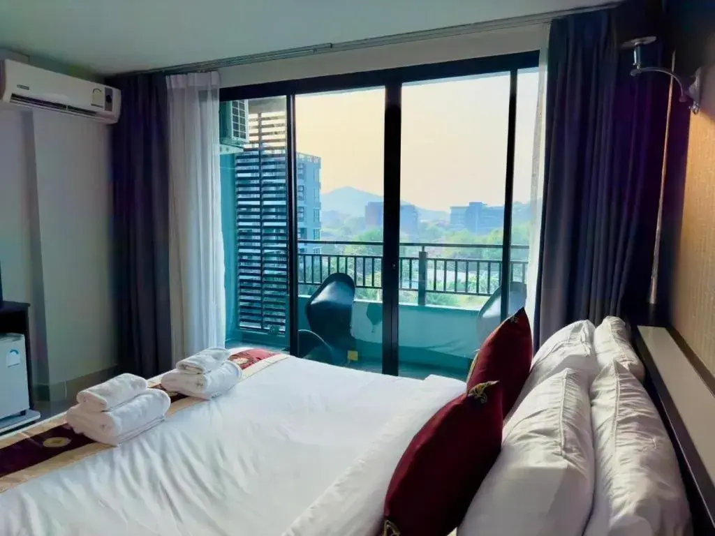 Bed in Baan Bangsare Resotel Chonburi Bed in Baan Bangsare Resotel Chonburi