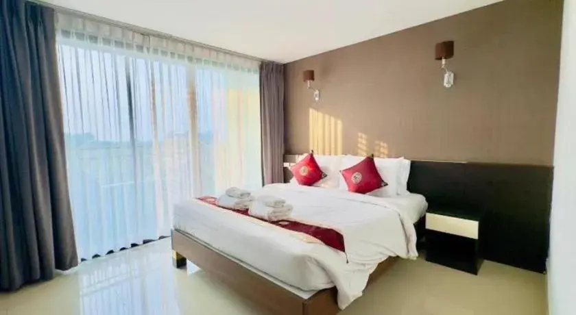 Bed in Baan Bangsare Resotel Chonburi Bed in Baan Bangsare Resotel Chonburi