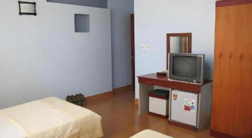 Bed in Ciao CatBa Hotel