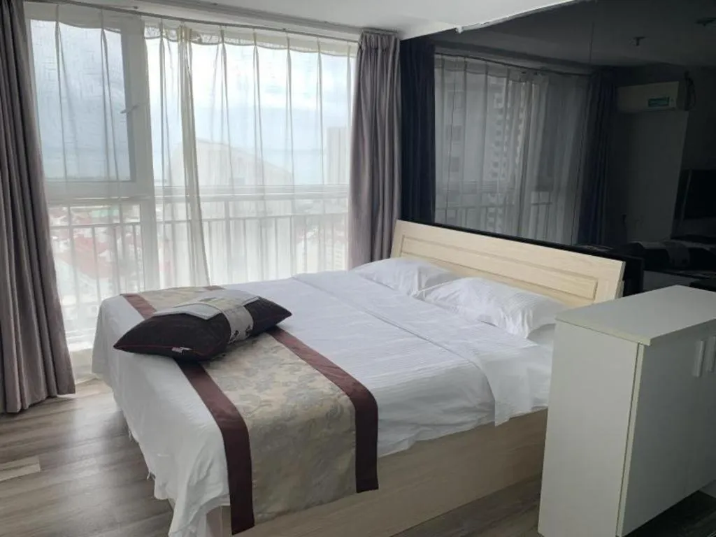 Bed in GreenTree Inn Weihai Liugongdao Wharf Qingdao North Road Express Hotel