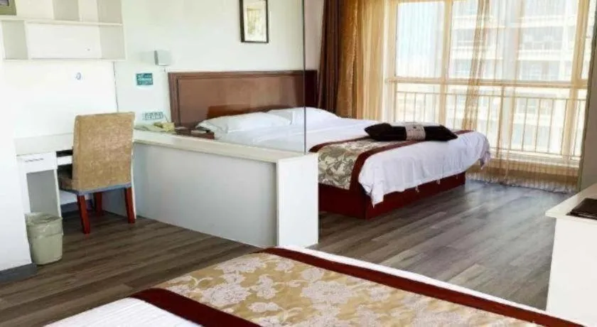 Bed in GreenTree Inn Weihai Liugongdao Wharf Qingdao North Road Express Hotel