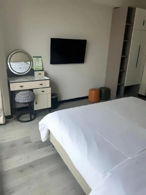 Bed in GreenTree Inn Weihai Liugongdao Wharf Qingdao North Road Express Hotel