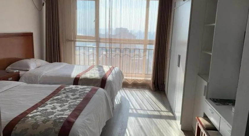 Bed in GreenTree Inn Weihai Liugongdao Wharf Qingdao North Road Express Hotel