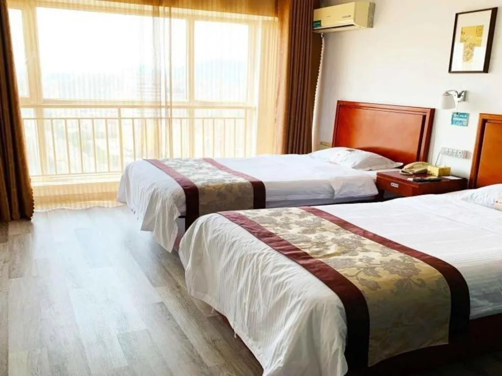 Bed in GreenTree Inn Weihai Liugongdao Wharf Qingdao North Road Express Hotel