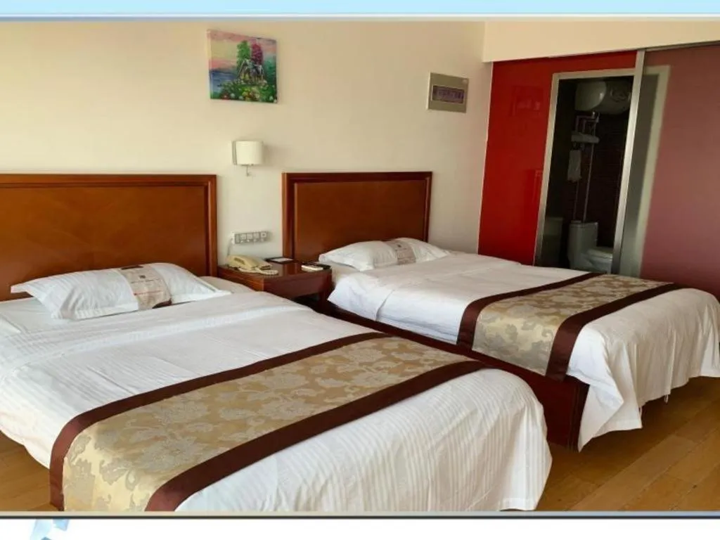 Bed in GreenTree Inn Weihai Liugongdao Wharf Qingdao North Road Express Hotel