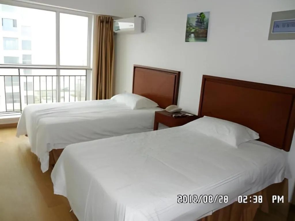 Bed in GreenTree Inn Weihai Liugongdao Wharf Qingdao North Road Express Hotel