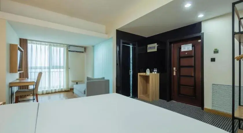 Bed in GreenTree Inn Weihai Liugongdao Wharf Qingdao North Road Express Hotel Bed in GreenTree Inn Weihai Liugongdao Wharf Qingdao North Road Express Hotel