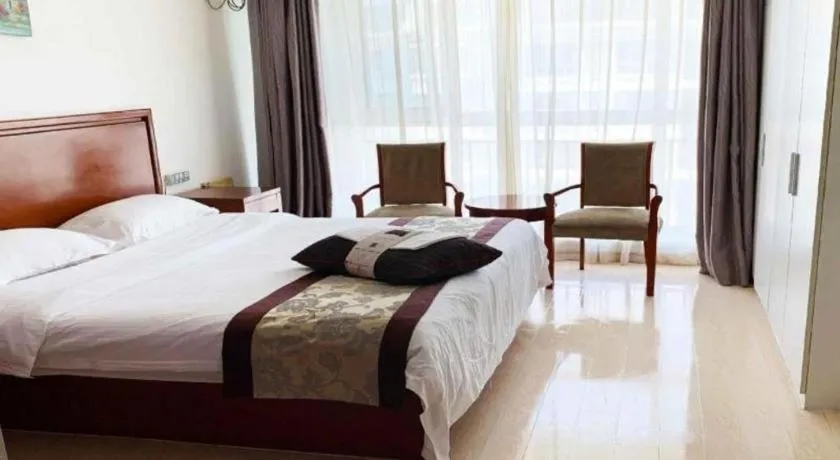Bed in GreenTree Inn Weihai Liugongdao Wharf Qingdao North Road Express Hotel