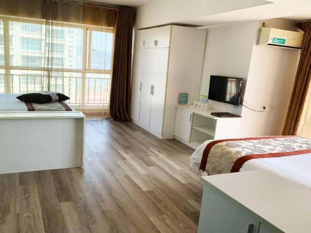Bed in GreenTree Inn Weihai Liugongdao Wharf Qingdao North Road Express Hotel