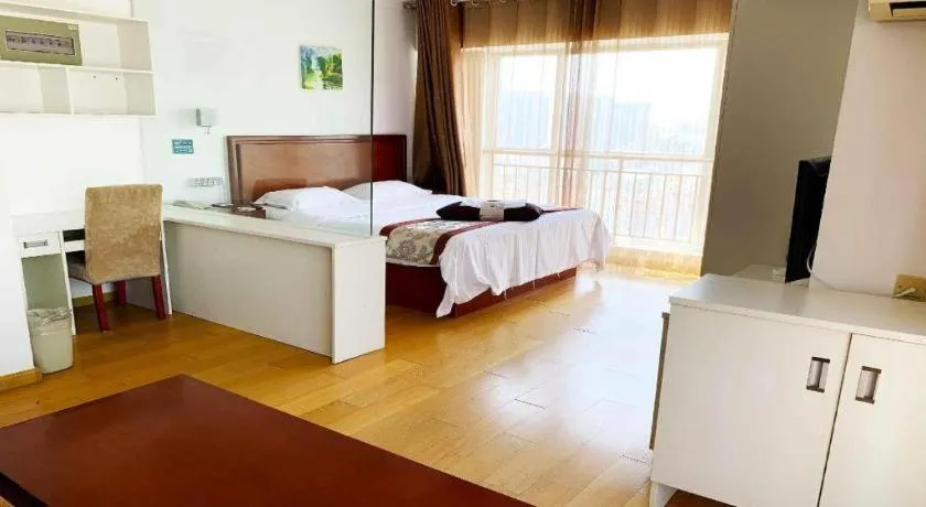 Bed in GreenTree Inn Weihai Liugongdao Wharf Qingdao North Road Express Hotel