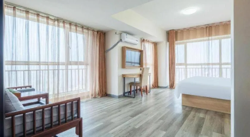 Bed in GreenTree Inn Weihai Liugongdao Wharf Qingdao North Road Express Hotel