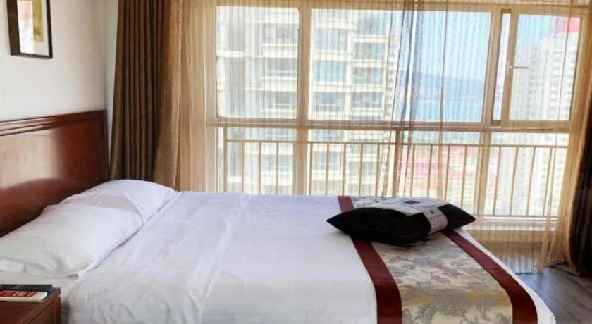 Bed in GreenTree Inn Weihai Liugongdao Wharf Qingdao North Road Express Hotel