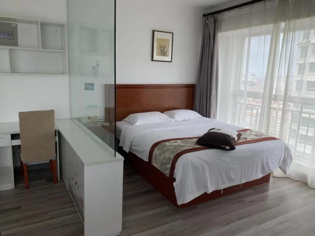 Bed in GreenTree Inn Weihai Liugongdao Wharf Qingdao North Road Express Hotel