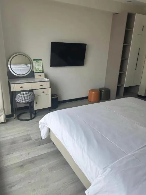 Bed in GreenTree Inn Weihai Liugongdao Wharf Qingdao North Road Express Hotel