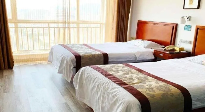 Bed in GreenTree Inn Weihai Liugongdao Wharf Qingdao North Road Express Hotel