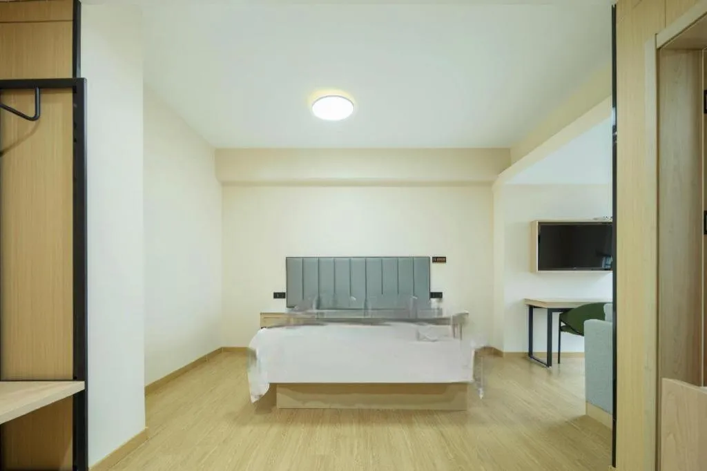 Bed in GreenTree Inn Weihai Liugongdao Wharf Qingdao North Road Express Hotel