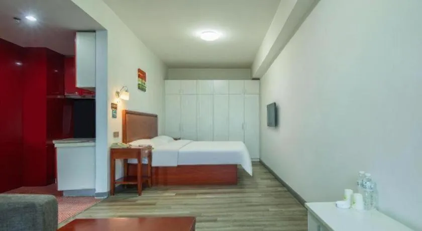 Bed in GreenTree Inn Weihai Liugongdao Wharf Qingdao North Road Express Hotel
