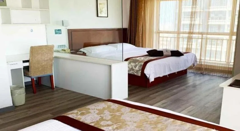 Bed in GreenTree Inn Weihai Liugongdao Wharf Qingdao North Road Express Hotel