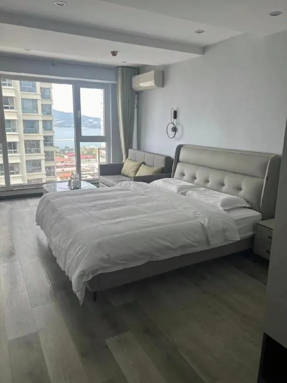 Bed in GreenTree Inn Weihai Liugongdao Wharf Qingdao North Road Express Hotel