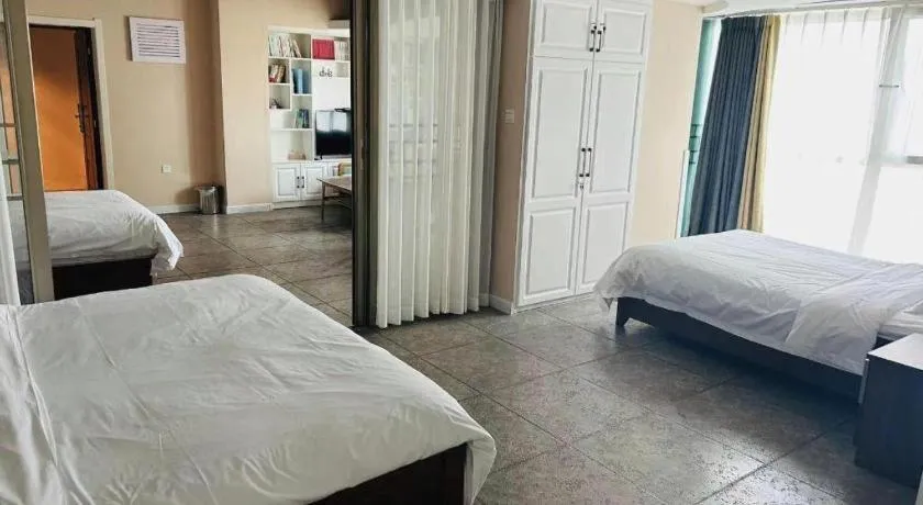 Bed in GreenTree Inn Weihai Liugongdao Wharf Qingdao North Road Express Hotel