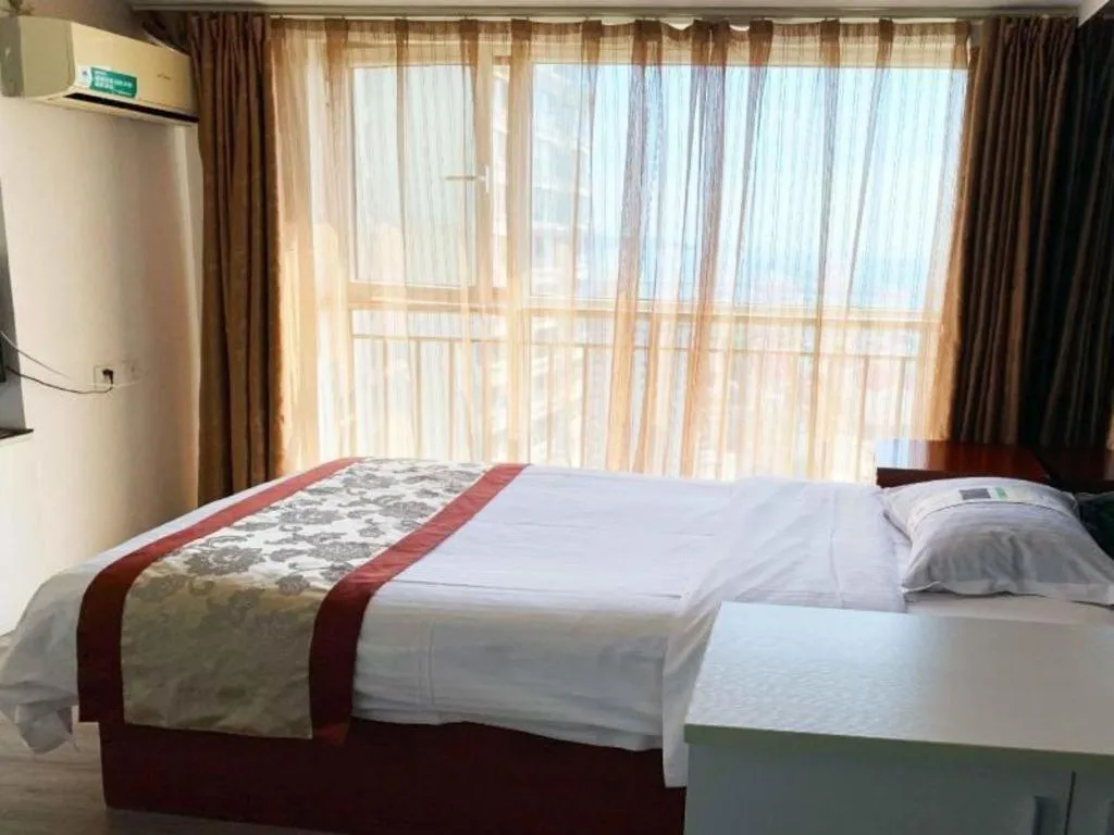 Bed in GreenTree Inn Weihai Liugongdao Wharf Qingdao North Road Express Hotel