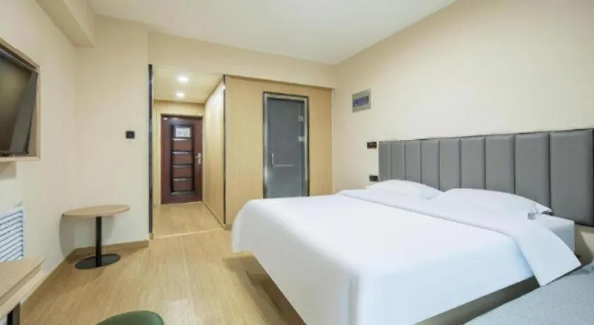 Bed in GreenTree Inn Weihai Liugongdao Wharf Qingdao North Road Express Hotel