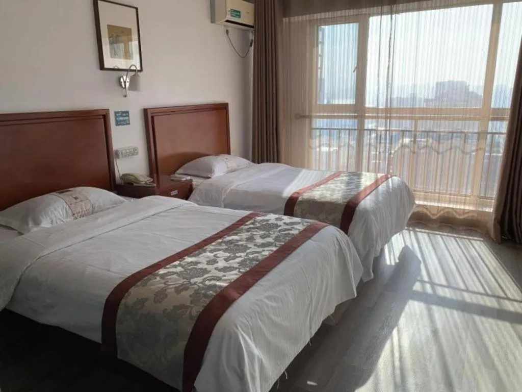 Bed in GreenTree Inn Weihai Liugongdao Wharf Qingdao North Road Express Hotel