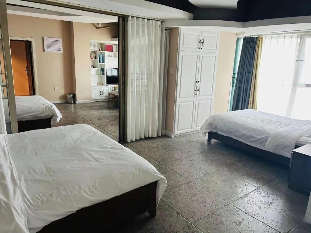 Bed in GreenTree Inn Weihai Liugongdao Wharf Qingdao North Road Express Hotel