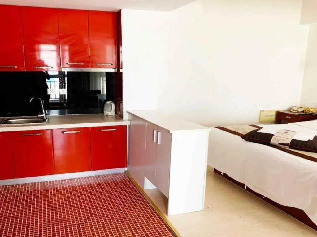 Bed in GreenTree Inn Weihai Liugongdao Wharf Qingdao North Road Express Hotel