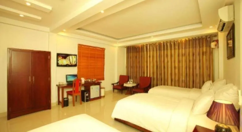 Bed in Ngoc Anh Hotel 2 Ninh Binh